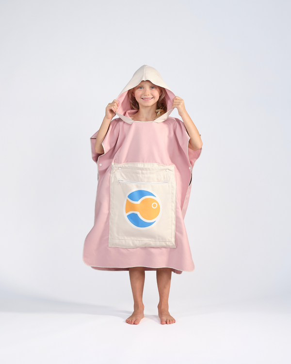 surfish® Poncho – Beige Pink